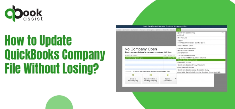 QuickBooks company file needs to be updated